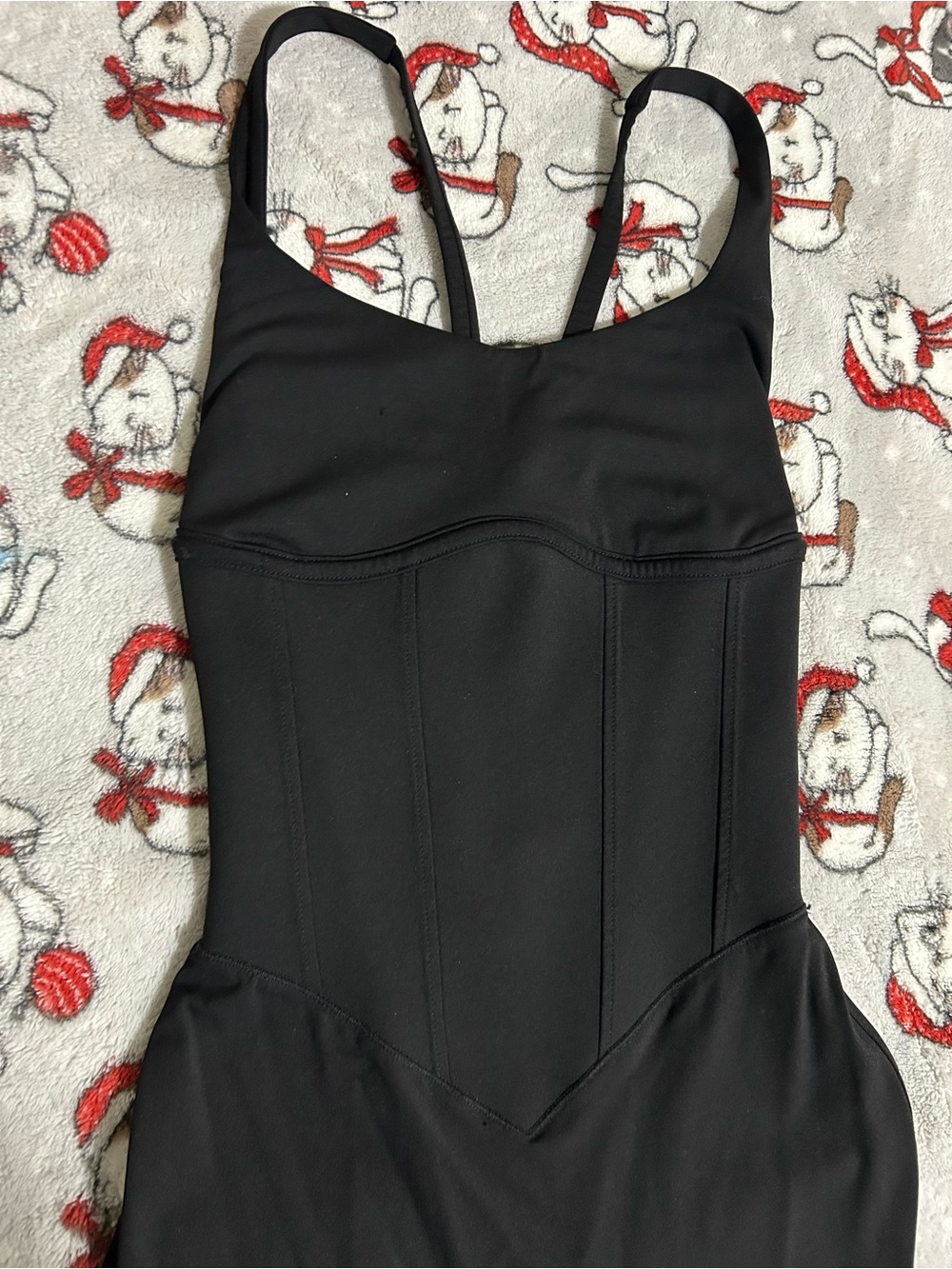 Buffbunny Collection Corset Bodysuit - Onyx Black SMALL